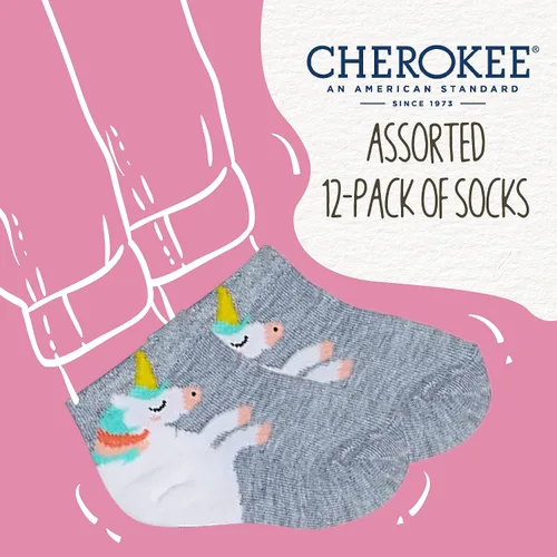 Miniatura 2 de Cherokee baby-girls 12 Pack Shorty Socks