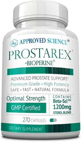 Approved Science Prostarex - Suplementos avanzados de próstata para hombres - Apoyo a la salud de próstata, vejiga y urinaria con palma enana