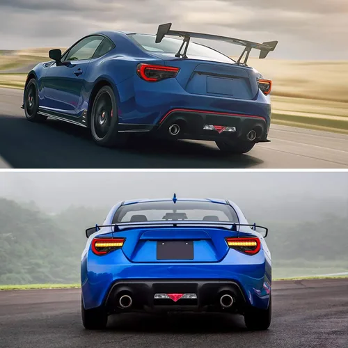 Miniatura 7 de VLAND Luces traseras LED compatibles con Scion Fr-s 2013-2016 Toyota86/Subuaru Brz 2013-2020 con secuencial ámbar, conjunto de lámpara trasera LED