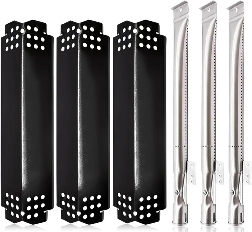 Miniatura 8 de Piezas de repuesto para parrilla Home Depot Nexgrill 720-0830H 720-0783E 720-0888 720-0888N 720-0864 720-0864M, escudos de placa térmica de acero