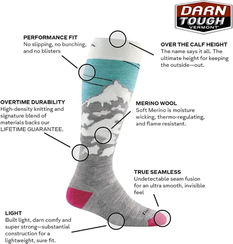 Miniatura 2 de Darn Tough (Style 1824) Women's Yeti Snow Sock