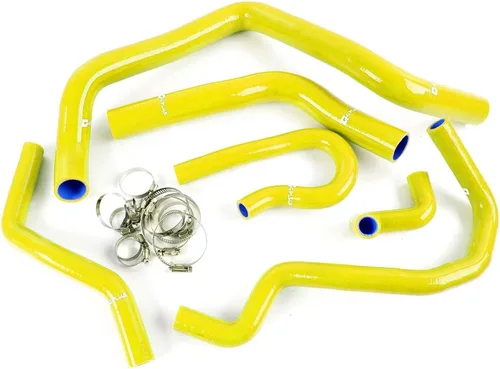 Miniatura 12 de G-PLUS Kit de abrazaderas de manguera de refrigerante de radiador de silicona compatible con Honda Civic EK4/9 tipo Rdc 2 Dohc B16A/B B18C, negro