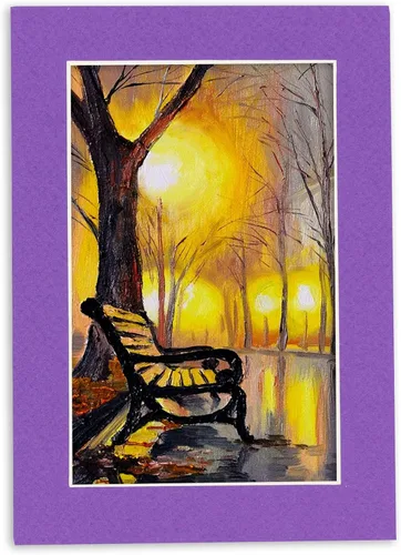 Miniatura 64 de 8.5x11 Mat for 11x14 Frame - Precut Mat Board Acid-Free Brown 8.5x11 Photo Matte Made to Fit a 11x14 Picture Frame, Premium Matboard for Family