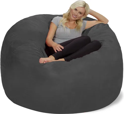 Miniatura 49 de Chill Sack Bean Bag Funda para silla, 3 pies, microgamuza - Oliva