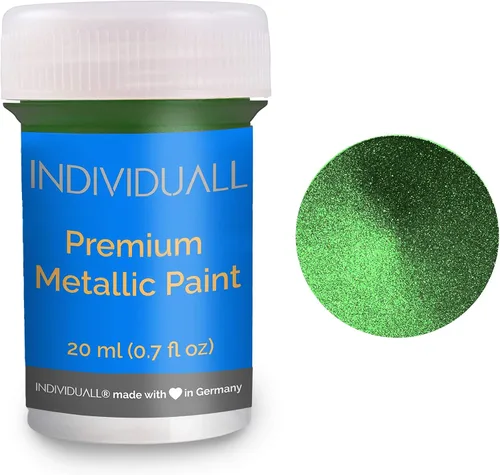 Miniatura 8 de individuall Juego de pintura acrílica metálica, paquete de 8 (0.7 onzas líquidas), pinturas metálicas multicolor