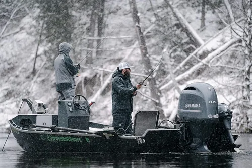 Miniatura 8 de Whitewater Great Lakes - Chaqueta de pesca impermeable y resistente al viento con nailon Ripstop