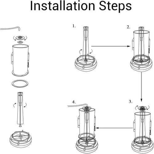 Miniatura 6 de Kit de reemplazo de válvula de descarga de recipiente Hebewater, compatible con Kohler GP1229656, K-1188999, K-1188998, para sistema AquaPiston, 1