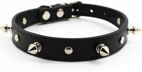 Colorido diseño personalizado cráneo/remache/estrella cachorros gatos collar 9 colores opcionales rojo/amarillo/negro/marrón/rosa/verde/naranja/rosa