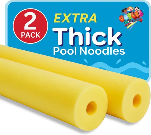 Miniatura 11 de Oodles of Noodles Foam Pool Swim Noodles 2 Pack, Hollow Core Swimming Foam Tube for Pool Floats, Buoyant for Beach, Water Play, Crafts, DIY Projects
