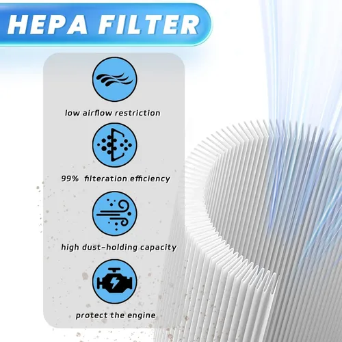 Miniatura 4 de Filtro de aire 593260, repuesto para 4247 5432 5432k 09P00 09P702, 500 500ex 550ex 625e 675ex 725exi Series, apto para TB110 TB200 TB230