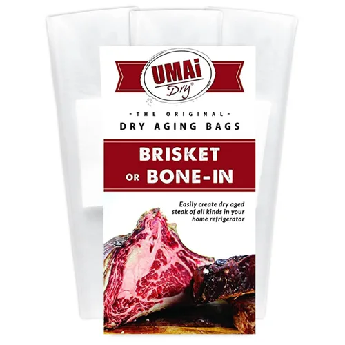 UMAi Dry Bolsa de envejecimiento para filetes, paquete de 3, bolsas secas para carne, pechuga o hueso hasta 14-20 libras, bolsas para refrigerador