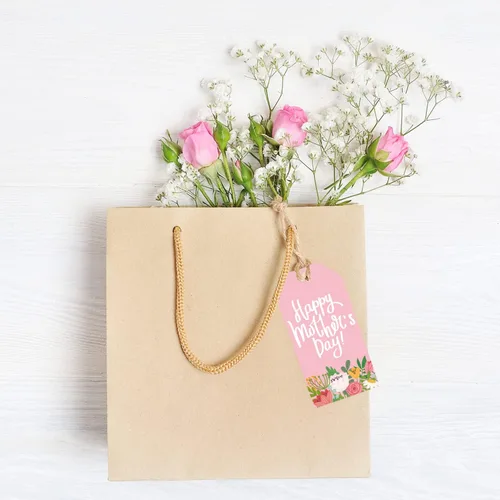 Miniatura 7 de Doumeny Etiquetas de regalo de papel para el Día de la Madre, 120 etiquetas colgantes para el día de la madre, etiquetas colgantes con texto