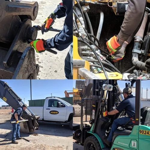 Miniatura 5 de HANDLANDY Guantes de trabajo reflectantes de alta visibilidad a granel, paquete de 10 pares de guantes de trabajo de seguridad antivibración