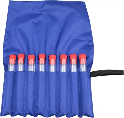 Miniatura 5 de Kit de especias de viaje con estuche, 8 tubos vacíos para exteriores, camping, senderismo, viajes, rollo ultraligero organizador de especias
