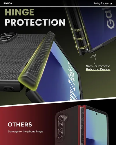 Miniatura 3 de Funda para Samsung Galaxy Z Fold 7 con Protección de Bisagra y Protector de Pantalla, Diseño Delgado de PC Duro Resistente a Golpes 360° Funda