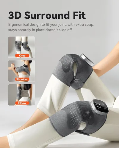 Miniatura 8 de IKEEPFIT Masajeador de rodilla con vibración de calor para aliviar el dolor MAXwarm 5.0 [2026 actualizado] - Rodillera calentada con 5 niveles