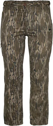 Mossy Oak Pantalones de caza de camuflaje para mujer Cotton Mill