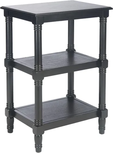 Miniatura 11 de Safavieh Home Collection Cassie Greige - Mesa de almacenamiento de 3 estantes ACC5715A, 19.8 pulgadas de ancho x 15 pulgadas de largo x 30 pulgadas