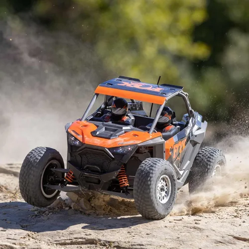 Miniatura 4 de Losi Camión RC 1/10 RZR Rey 4 ruedas de tracción sin escobillas Listo para funcionar Batería y cargador no incluidos Fox LOS03029T2 Camiones