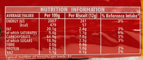 Miniatura 5 de Jacobs Hovis Digestives 8.82 oz