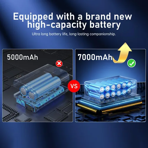 Miniatura 4 de OEJBK 16PM Smartphone Nueva actualización 16GB+512GB/6.99 pulgadas Pantalla 68+108MP Zoom Cámara, acabado de vidrio templado, 7000mAh Android 14