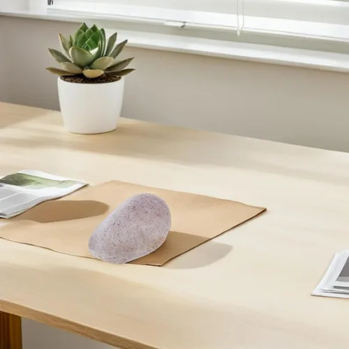 Miniatura 5 de TEHAUX Caja de almacenamiento de llaves de piedra realista, soporte oculto para llaves con material de resina para jardín y uso en interiores seguro