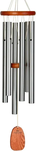 Miniatura 11 de Woodstock Chimes Neptune Campana de viento para exterior de 16 pulgadas, bronce pequeño, decoración al aire libre para patio, porche, jardín, regalo
