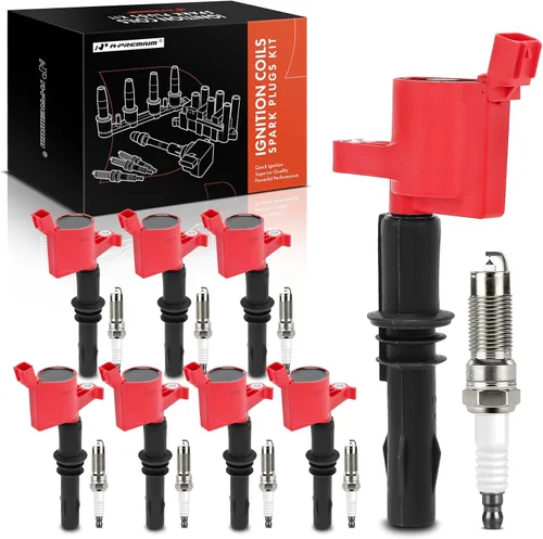 Miniatura 9 de A-Premium Bobinas de encendido y bujías compatibles con Ford F-150, F-250/F350 Super Duty, Explorer, Mustang, Expedition & Lincoln Navigator