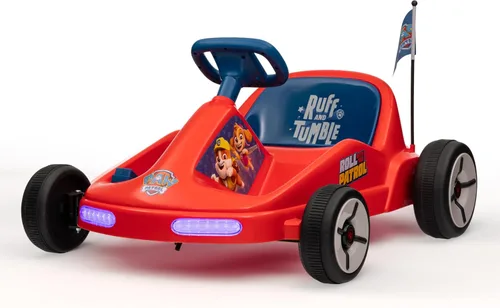 Miniatura 8 de Bluey 12V Go Kart eléctrico para niños, juguete de paseo con luces, cinturón de seguridad, para niños de 3 a 6 años, construcción duradera de PVC