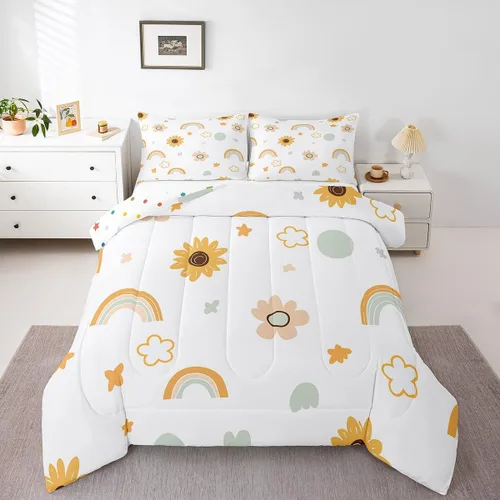 Miniatura 20 de Erosebridal Juego de edredón de robot tamaño Queen, juego de ropa de cama de decoración de robot espacial para dormitorio de niños y niños, juego