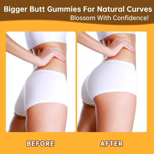 Miniatura 6 de Gomitas para glúteos grandes y caderas, gomitas de glúteos más grandes para curvas naturales, 1 gomitas de apoyo para el trasero, suplemento