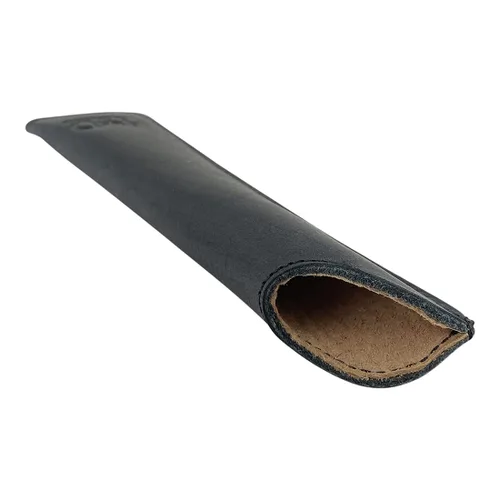 Miniatura 3 de Hide & Drink, Estuche para bolígrafos hecho a mano de cuero de grano completo (negro carbón)
