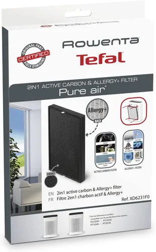 Miniatura 2 de Rowenta Pure Air - Filtro activo de carbono y alergia 2 en 1 de tamaño medio