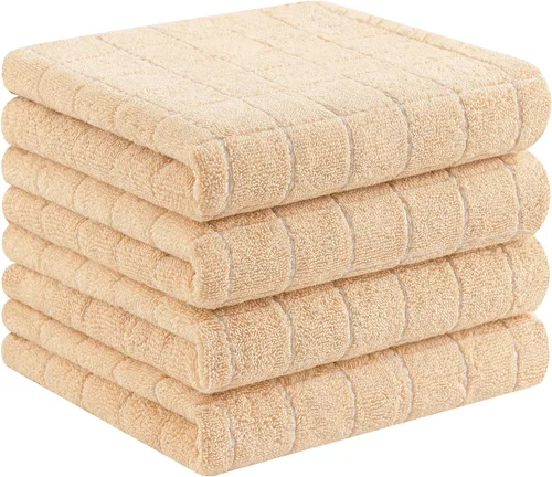 Miniatura 28 de Homaxy Paños de cocina 100% algodón de felpa, toallas de cocina ultra suaves y absorbentes para la cocina, adecuadas para secar y lavar platos