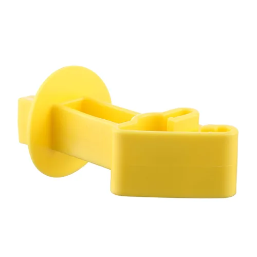 Miniatura 6 de 25 aisladores eléctricos de valla para poste en T, aisladores extendidos a presión, amarillo