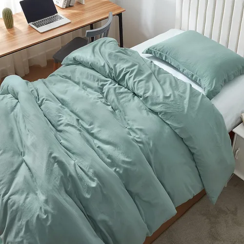 Miniatura 2 de Byourbed Natural Loft Twin XL Juego de edredón - Iceberg Verde