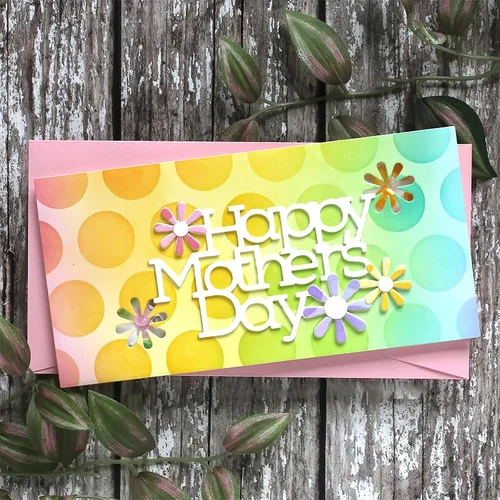 Miniatura 7 de Troqueles para hacer tarjetas, troqueles de corte de metal para el Día de la Madre, troqueles de papel para álbumes de recortes, suministros