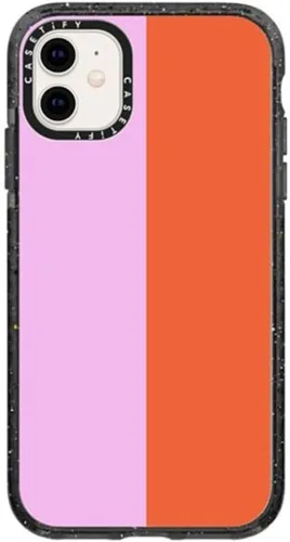 Miniatura 12 de CASETiFY Impact - Funda para iPhone 11 - Flower Power Retro - Negro Transparente
