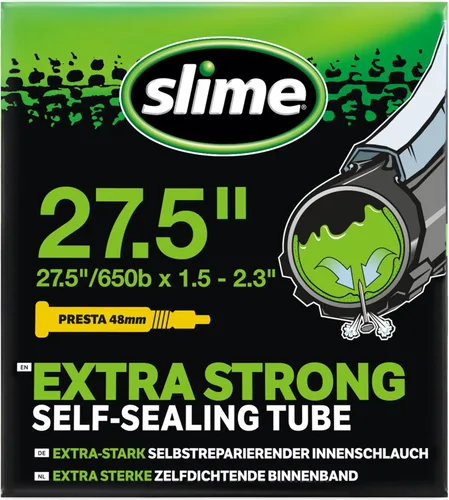 Slime Tubo interior de bicicleta con sellador de pinchazos Slime con autosellante, evita y repara