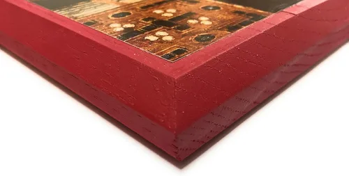 Miniatura 2 de Icono cristiano ortodoxo griego de madera San Arcángel Gabriel (4.5" x 6.5")
