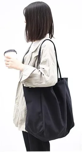Miniatura 7 de Jeelow Bolso de mano de lona para hombre y mujer