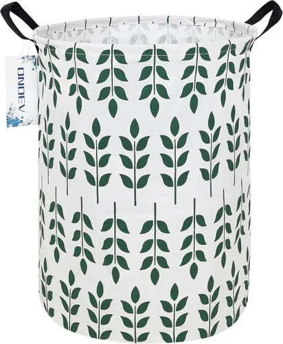 Miniatura 33 de Cesta de lavandería redonda impermeable, cesta de almacenamiento plegable, cestas de lavandería con asa, cesta de regalo, adecuada para habitación