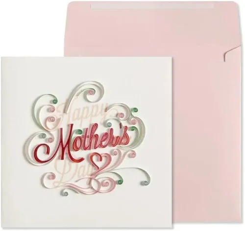 NIQUEA.D, Tarjeta del Día de la Madre Feliz Md Lettering