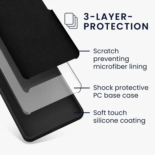Miniatura 318 de kwmobile Funda Compatible con Google Pixel 6 Pro - Funda de teléfono de silicona TPU con acabado suave - Azul Arrecife