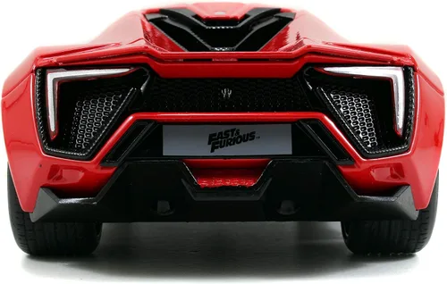 Miniatura 5 de Auto deportivo rojo Lykan Hypersport (escala 1:24) de la película Fast & Furious, de Jada Toys