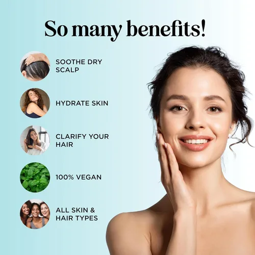 Miniatura 5 de Maple Holistics Aceites esenciales de alta calidad para el crecimiento del cabello, juego de aceites esenciales de menta pura y romero