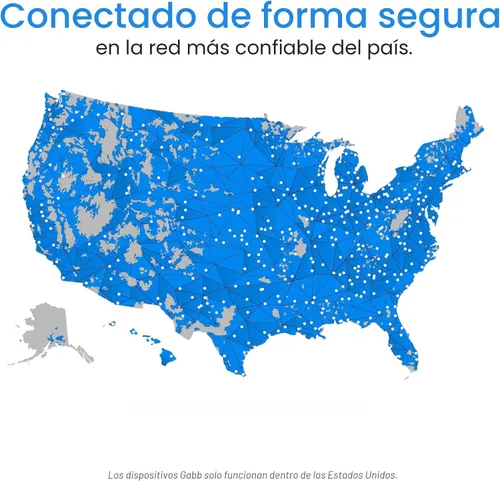 Miniatura 5 de Gabb Teléfono 4: no hay redes sociales o navegador de Internet, seguimiento GPS, controles parentales, hablar y enviar mensajes de texto, teléfono