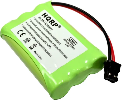 HQRP Batería de teléfono inalámbrica compatible con Uniden PowerMax 5.8GHz 30878864022, Powermax 2.4 GHz, GE TL26402, GP 80AAALH3BMX, 80AAALH3BMZ