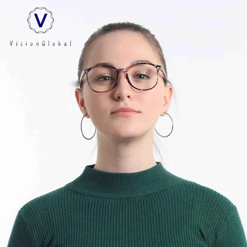 Miniatura 5 de Lentes con bloqueo de luz azul para mujeres y hombres, antifatiga, para lectura en la computadora, lentes para ver televisión, elegante montura