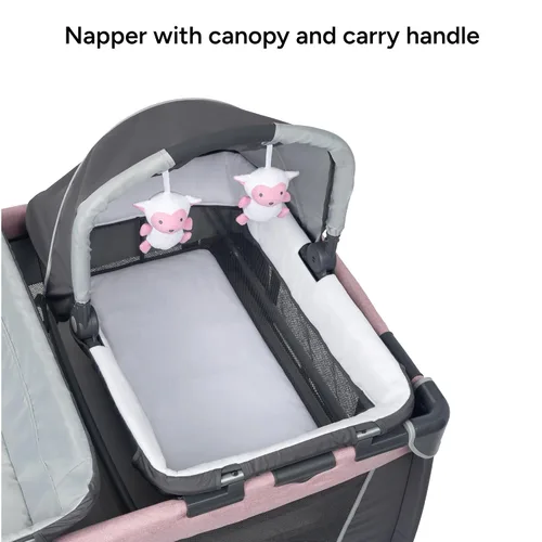 Miniatura 3 de Baby Trend Simply Smart - Centro de guardería para niños, color rosa